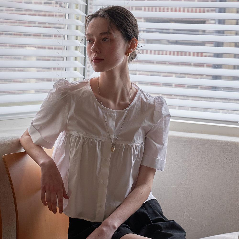 [6차 리오더] RIVER BLOUSE_WHITE