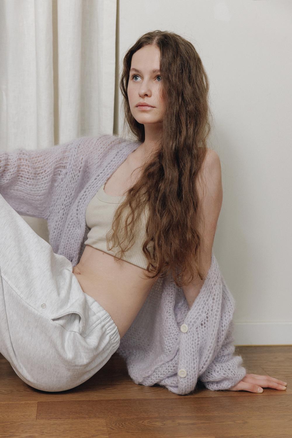 Robe Cardigan_Purple