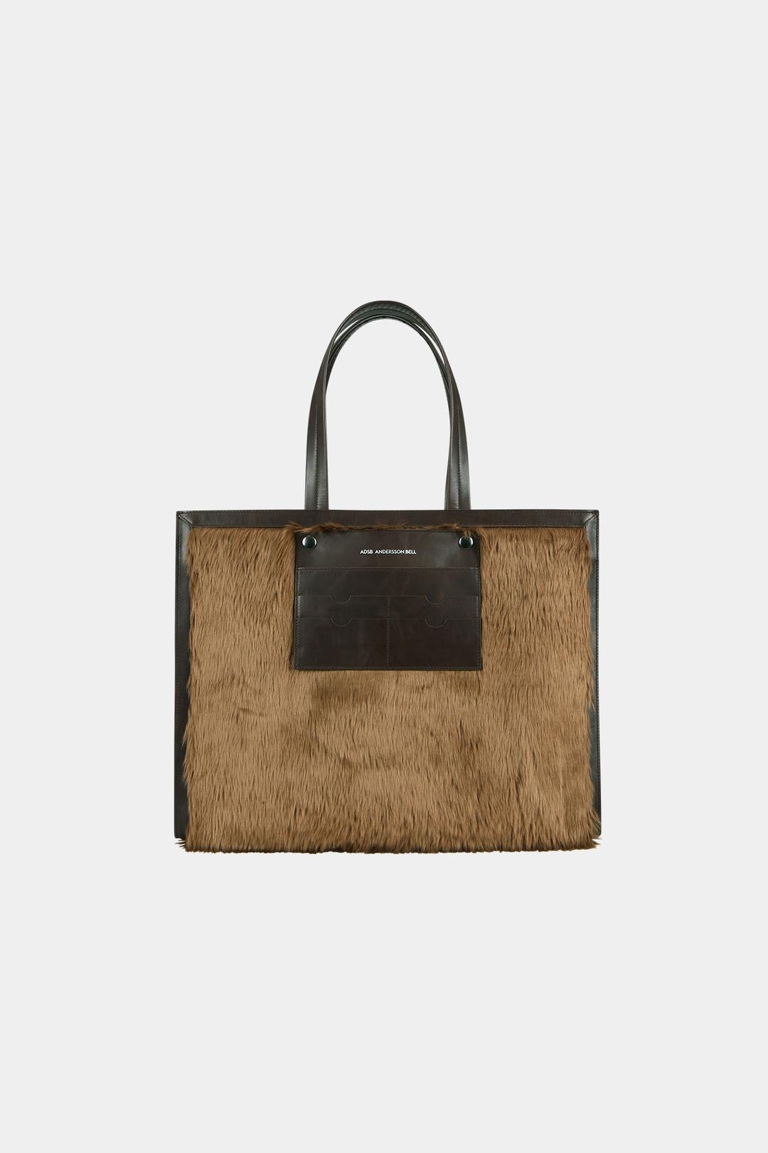 LINUS FUR BAG aaa493u(BROWN)