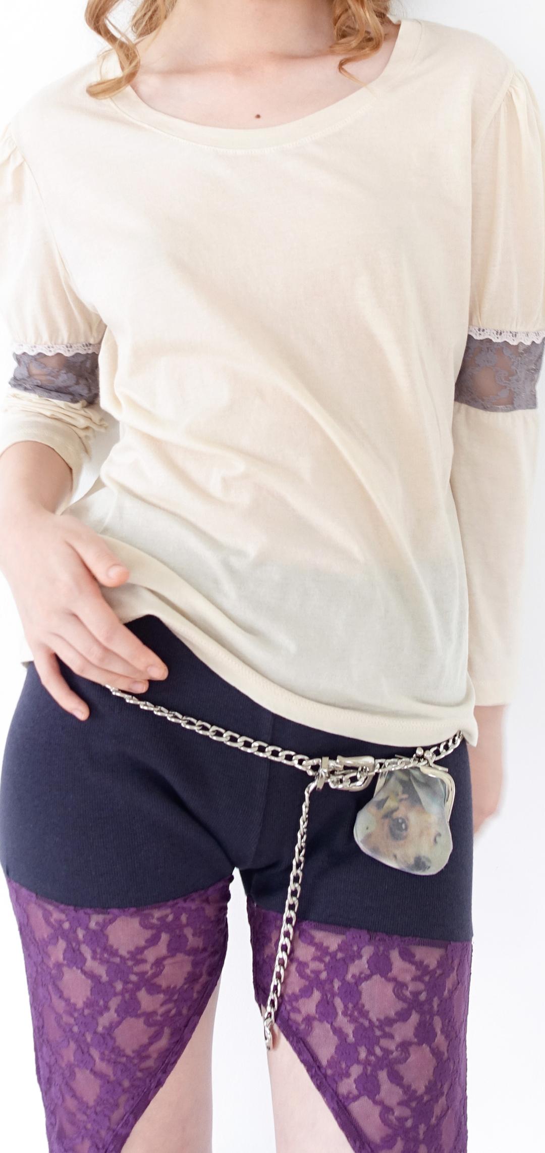 silver chain maxi belt