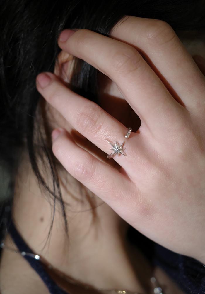 [엔믹스 규진님 착용] Polaris Ring - Silver