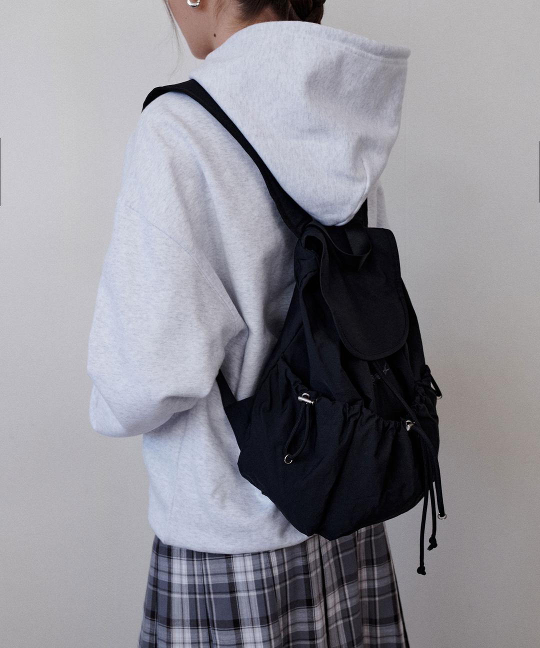 STRING MINI BACKPACK BACKPACK [BLACK]