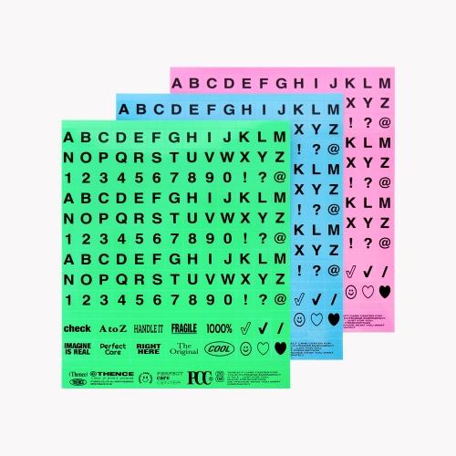 LETTER STICKER SET_VER.3