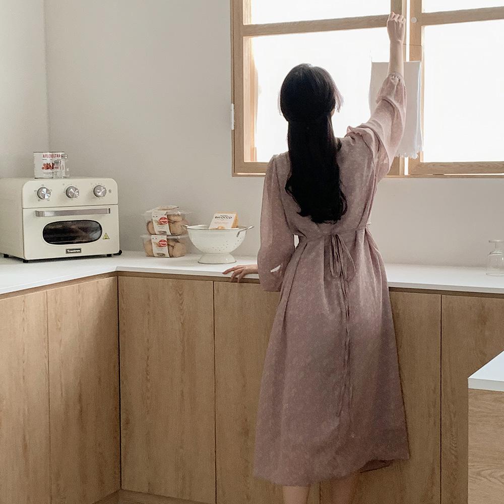 로밍 빅사이즈 셔링 원피스