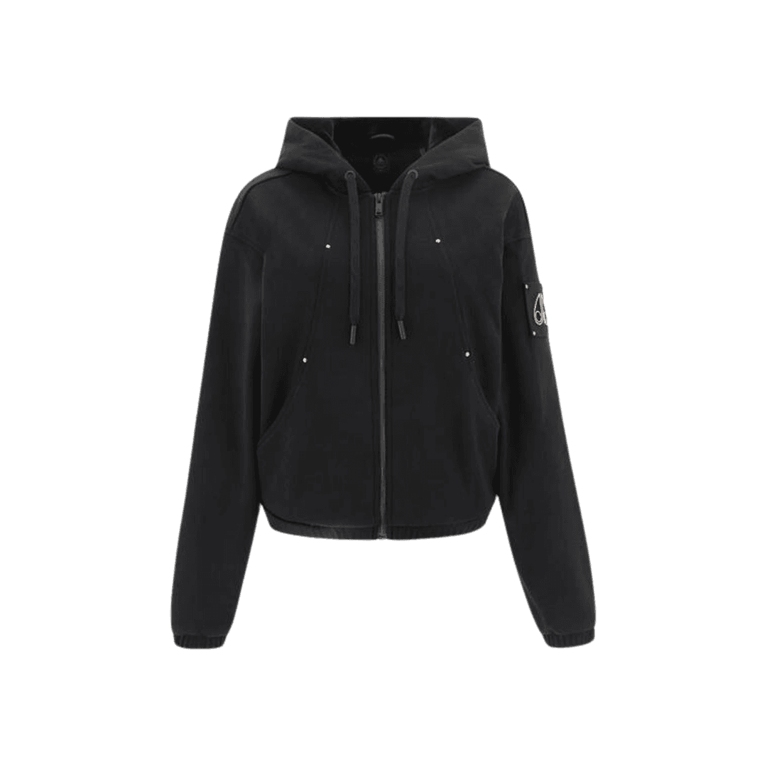 (W) Moose Knuckles Broadview Bunny Jacket Black
