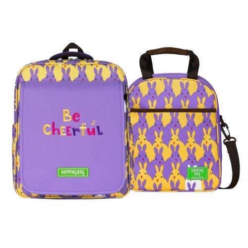 초등학생 경량방수 책가방 얼쓰 에코사첼 2종세트(책가방+보조가방)_퍼플