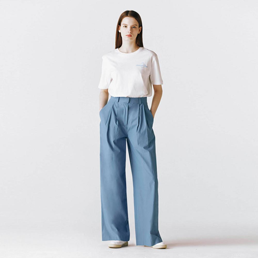 [지오다노] 414528 여 LW 투턱 와이드 슬랙스