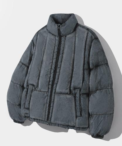 HEAVYWEIGHT SLASH PADDED JACKET_WASHED CHARCOAL