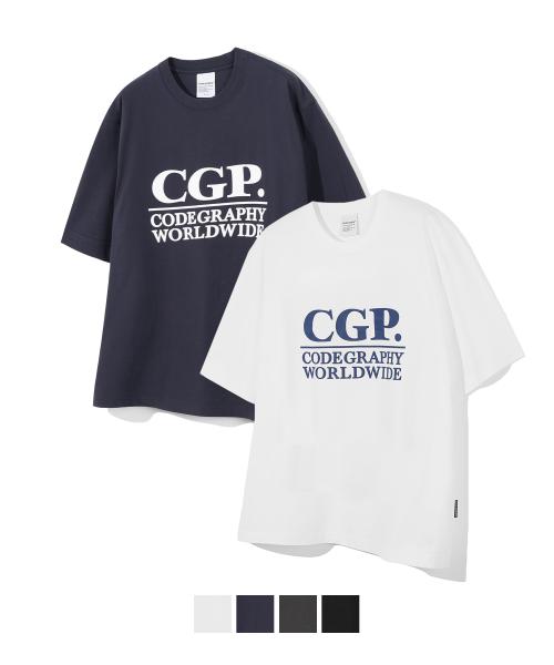 CGP 스퀘어 로고 반팔 티셔츠_4COLOR