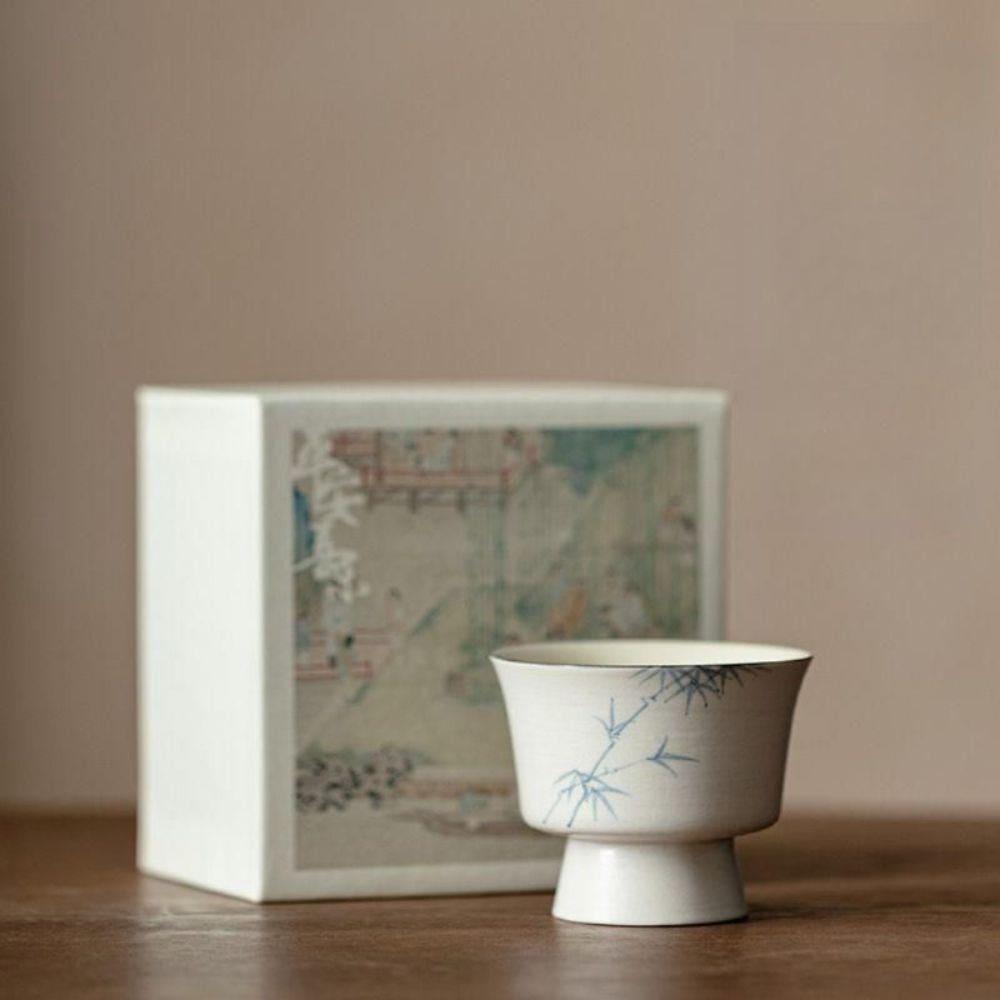 코히키 대나무 수월배 찻잔 다기잔 다도잔 80ml