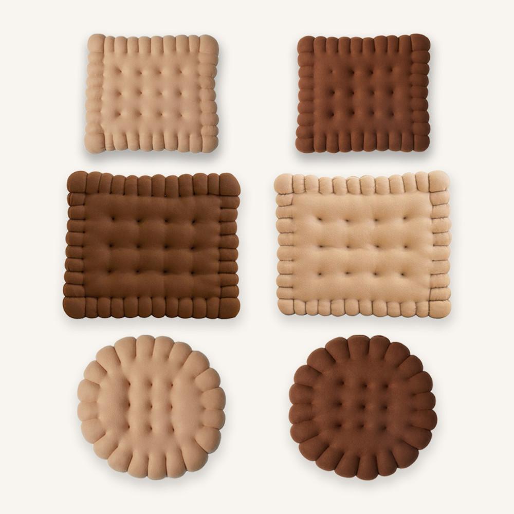 [테이스티드] 비스킷 쿠션 귀여운 쿠키 과자 방석