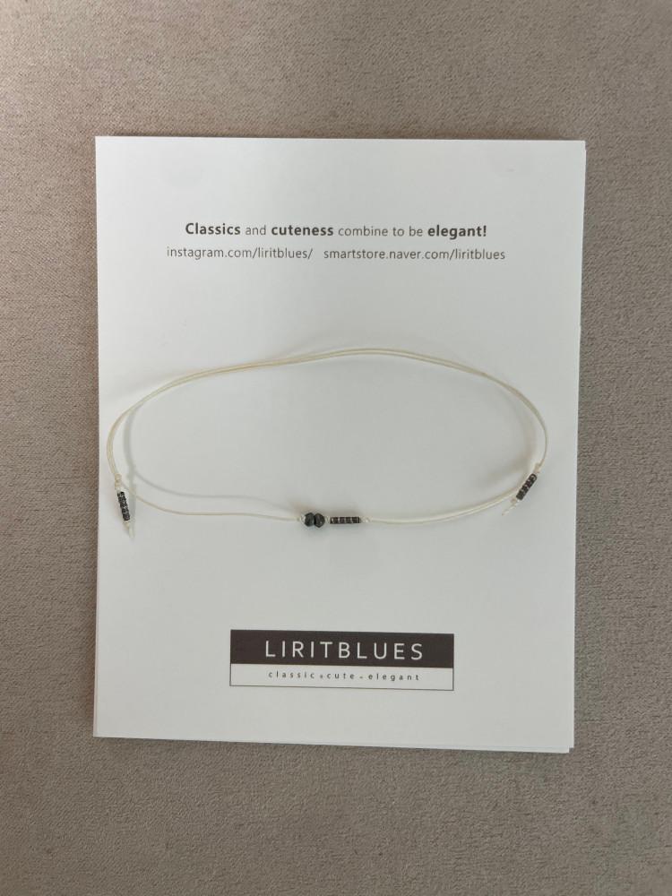 리릿블루스 심플 씬 실팔찌