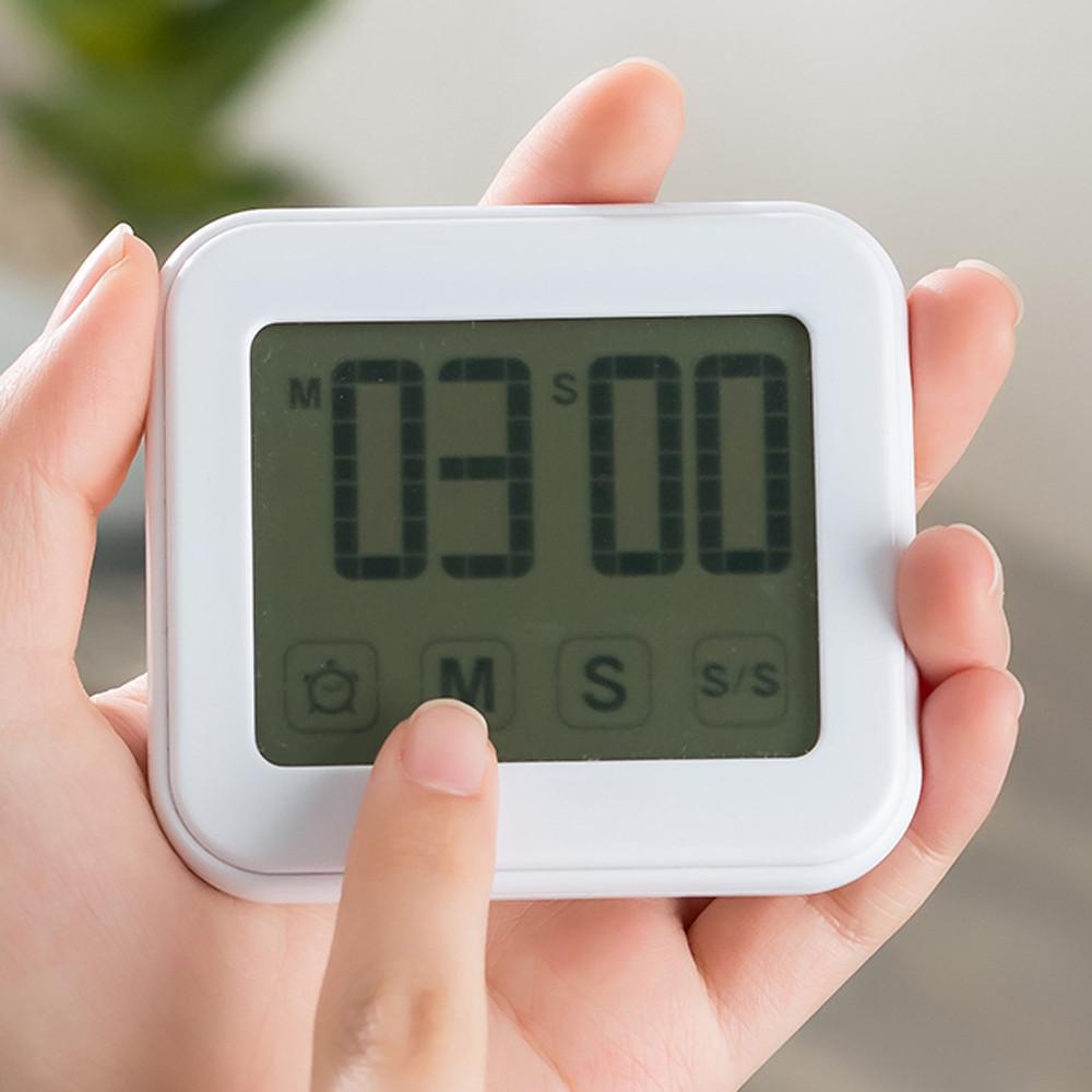 플라이토 키친타이머 스톱워치 초시계 마그넷 디지털 타이머 무소음 수험생 스터디 수능 공부 공시생 시험 주방