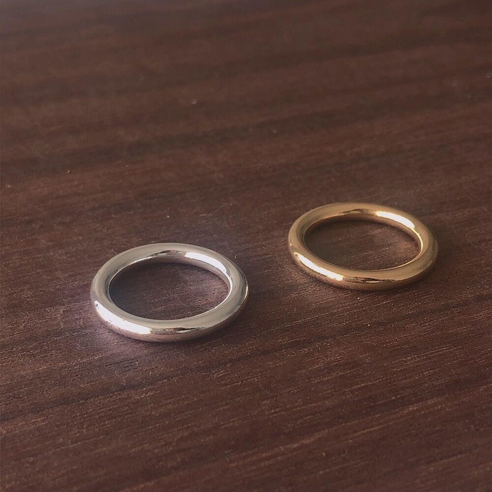 Silver925 3mm round ring