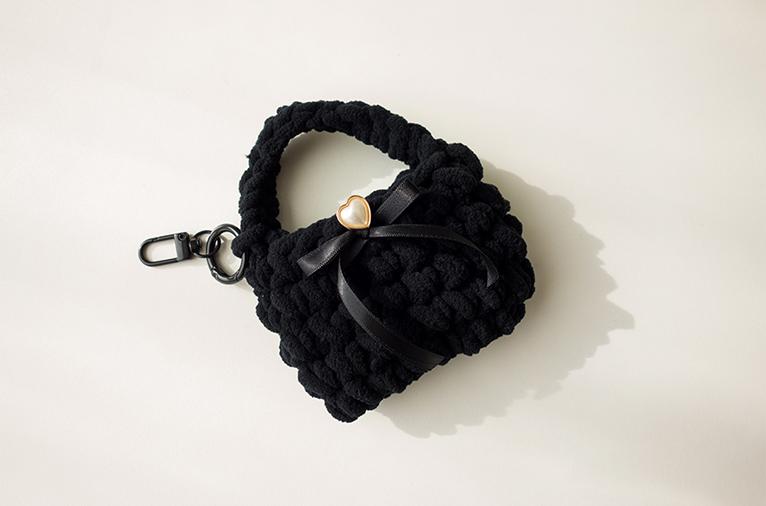 [유아뷰] 하트 뜨개 파우치 (재입고)