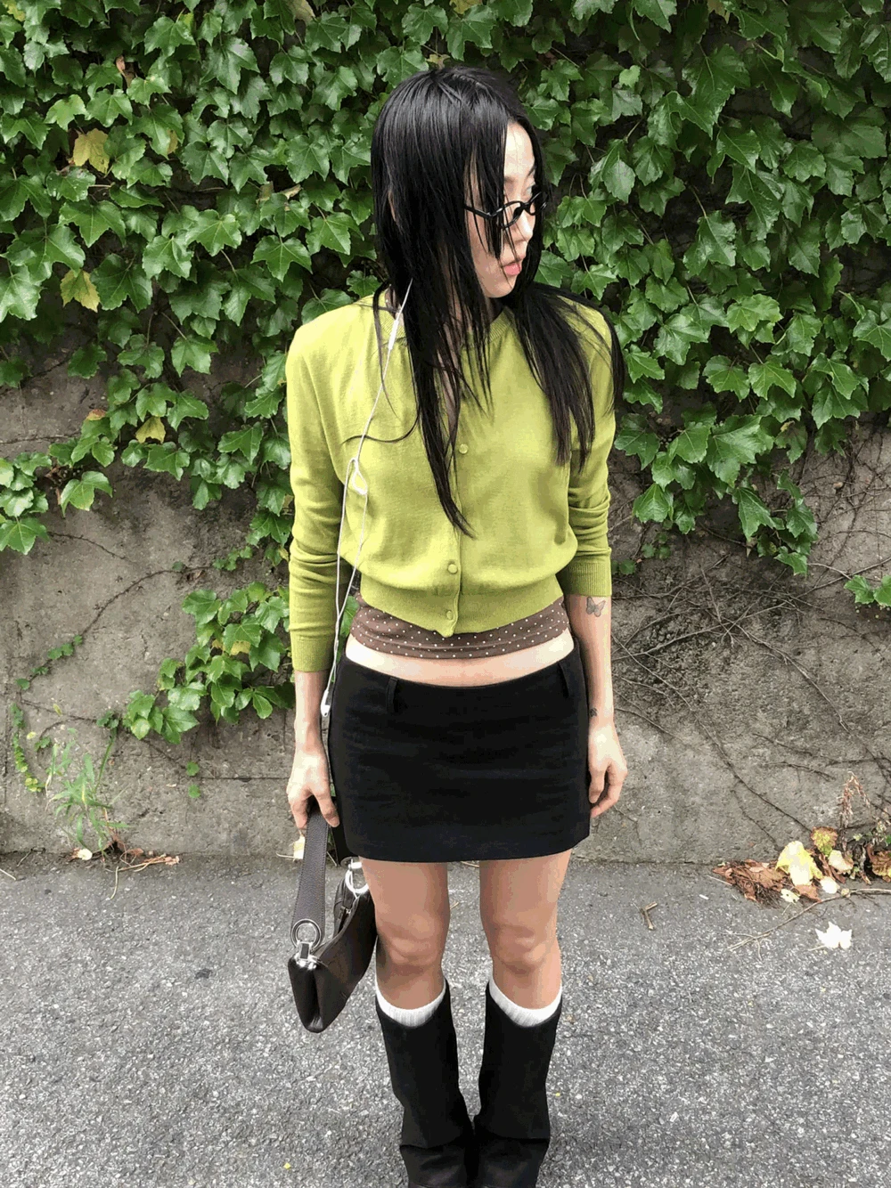 솜이 라운드 가디건