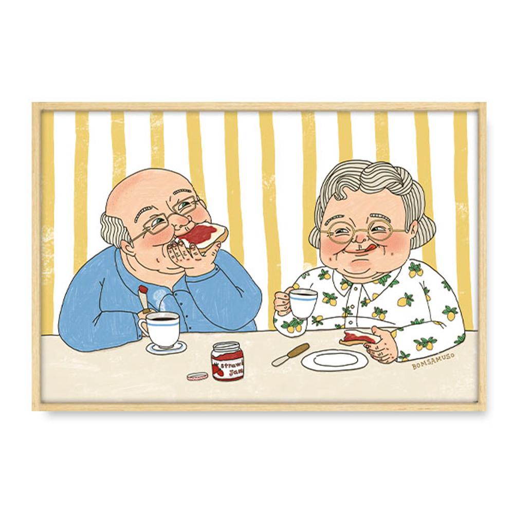 따뜻한 아침시간, 봄사무소 그림 인테리어 거실 액자