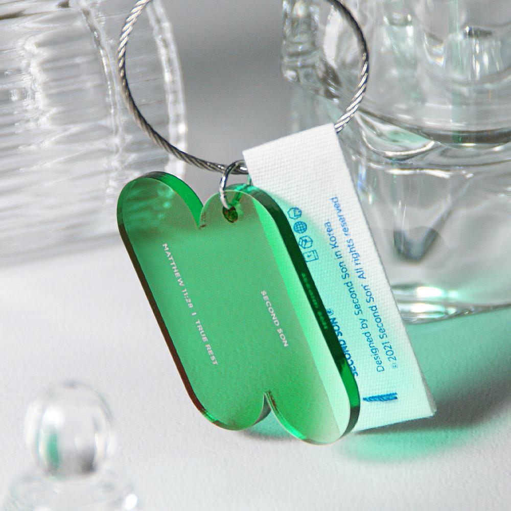 아이코닉 아크릴 키링 - 참된 안식 키홀더 키체인 기독교 교회 선물 세컨드선 크리스천 굿즈