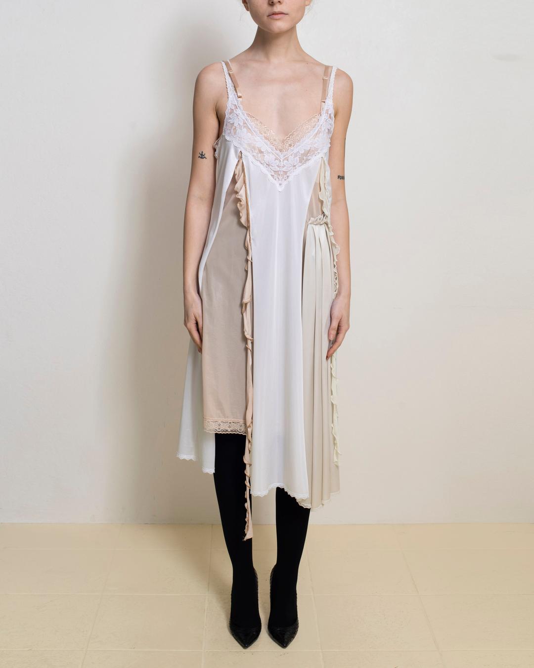 Sentimiento Nude + Pearl Midi Angel Dress