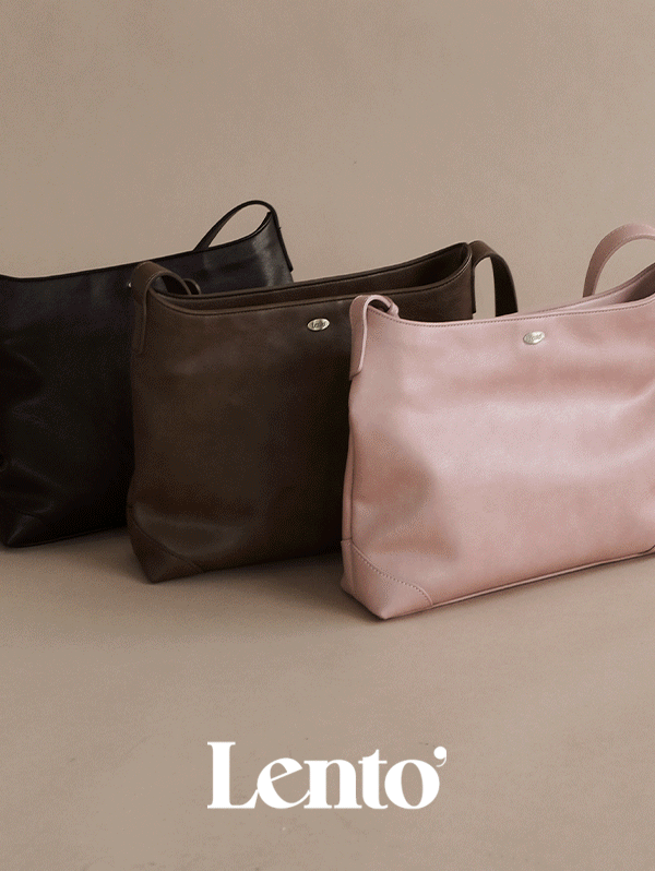 슬로우앤드 [오늘드림🚚/숄더백 베스트!]  #LENTO. Moody Daily Shoulder Bag - 3 color