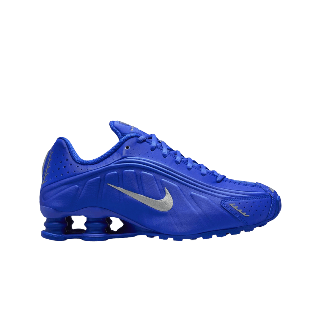 (W) Nike Shox R4 Racer Blue and Metallic Silver