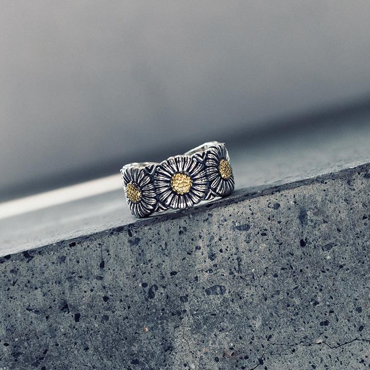 [925silver] 브레노 실버 반지 (free size)