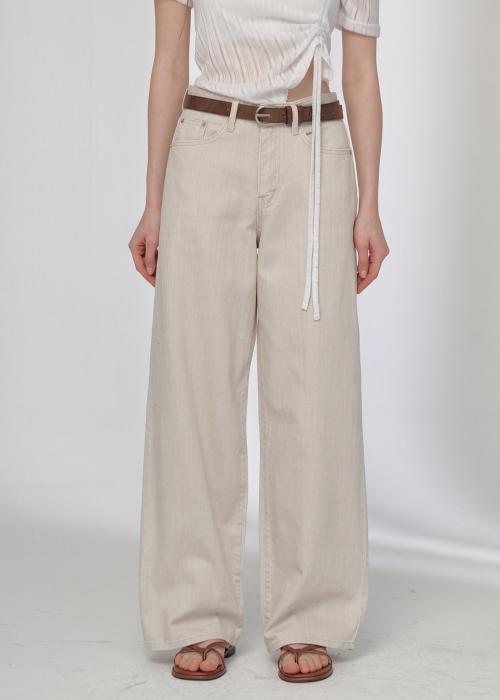 데일리 린넨 와이드 팬츠(2 COLOR)
