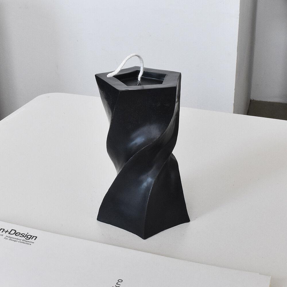 Unbalance Twist Candle - Black