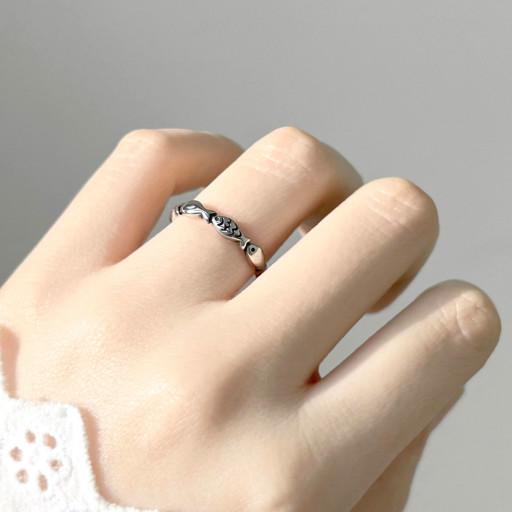 각인 써지컬 행운을 물어오는 물고기 반지🐬