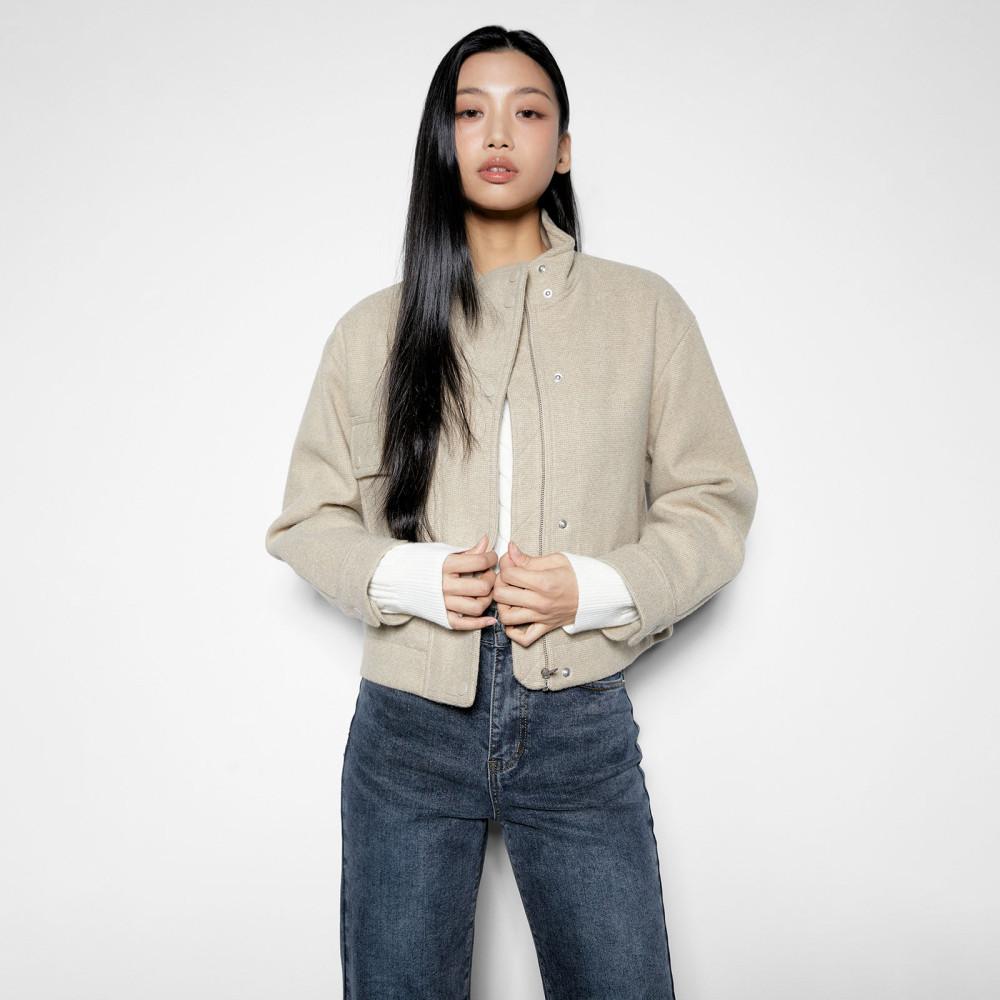 하이넥 숏 점퍼_MIWJJE201G