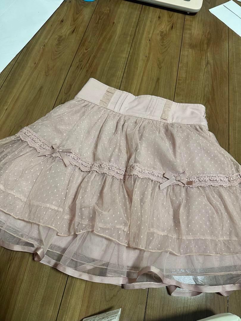 リズリサ♡ピンクリボンスカート♡