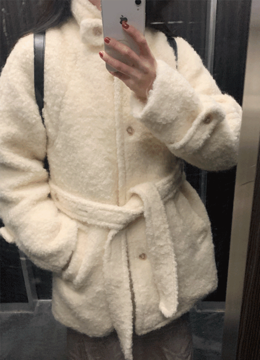 재입고 / 수플레 하프 코트 (1color) 신상할인♥︎