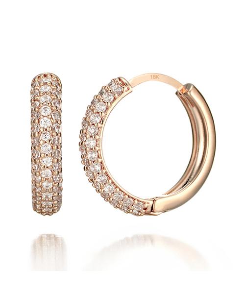 18K GF 데일리 원터치 링귀걸이 GI8KPEE012