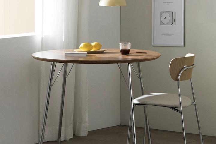 소담 다이닝 800 원형 원목 식탁 테이블 / 2인식탁