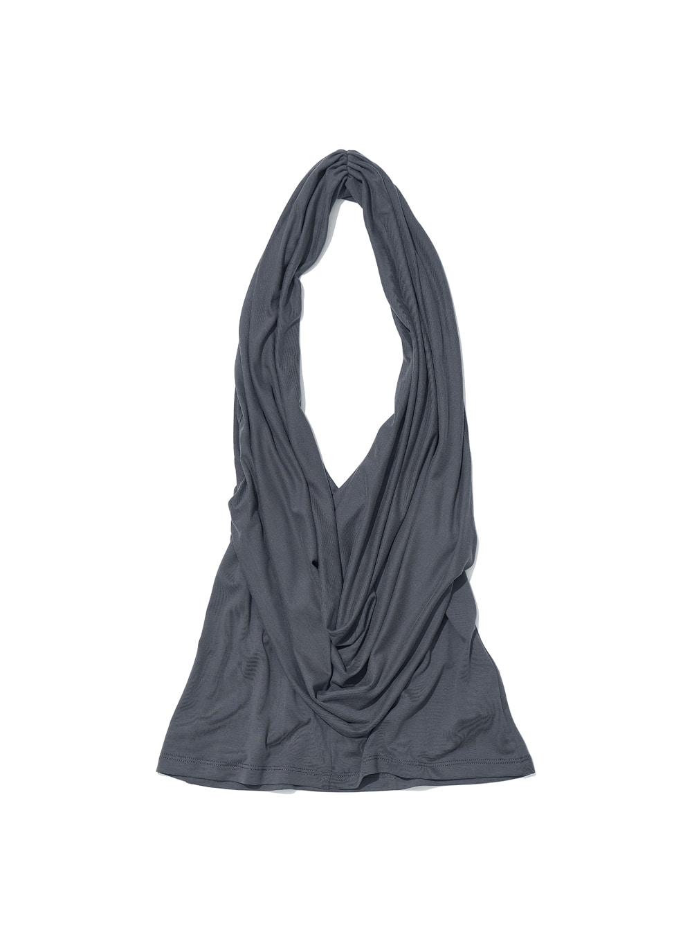 [WOMEN] PWC CAWL HALTER NECK TOP_CHARCOAL