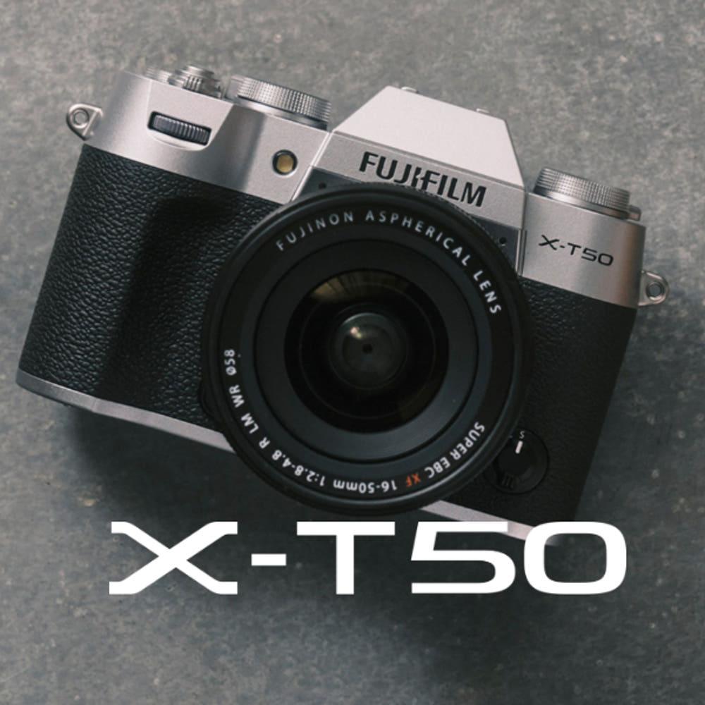 [후지필름충무로점] FUJIFILM X-T50 + XF 16-50mm KIT Silver / Black / Charcol Silver 正品 (보상판매/프리미엄택배/방문수령가능)