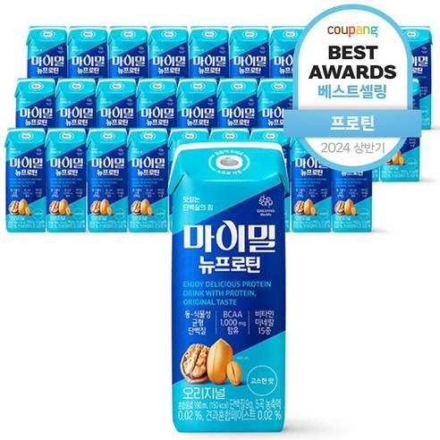 마이밀 뉴프로틴 오리지널 드링크믹스 RTD, 190ml, 30개 - 드링크믹스 | 쿠팡