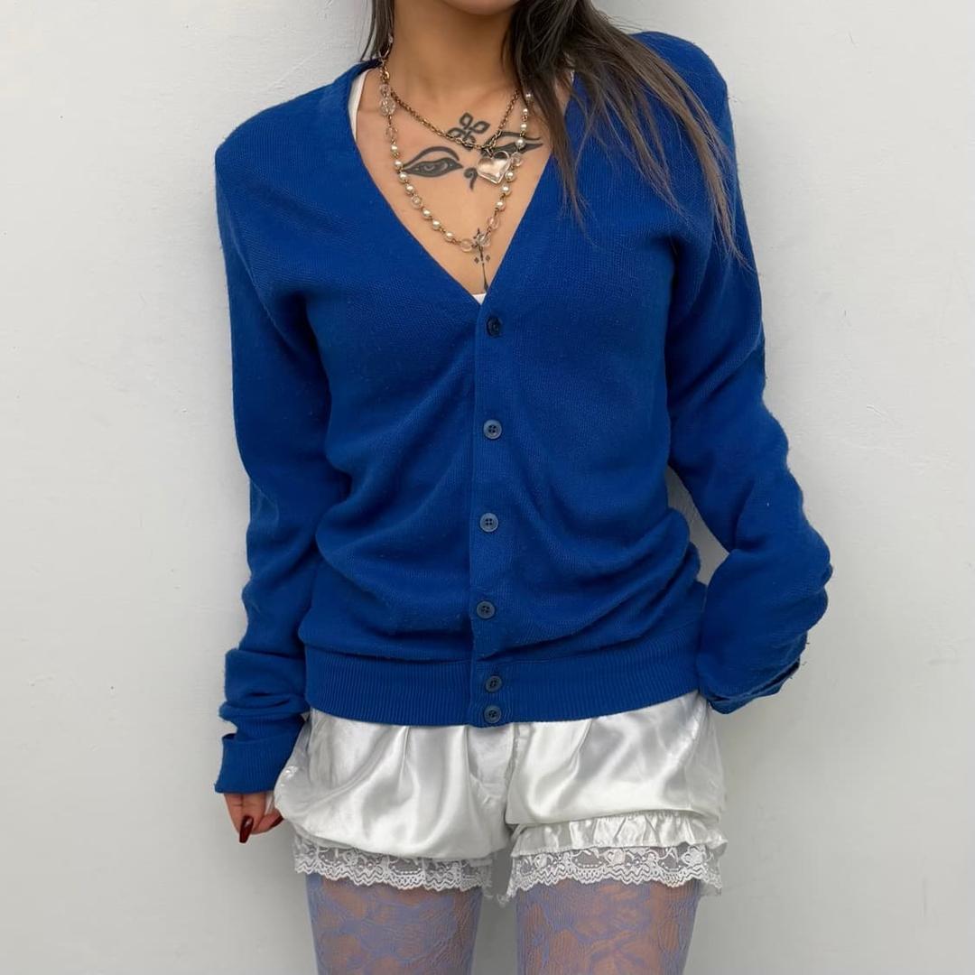 London fog 블루 가디건 | 후루츠패밀리