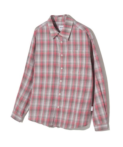 어반디타입(URBANDTYPE)  오버사이즈 체크 포켓 셔츠_핑크 - 사이즈 & 후기 | 무신사