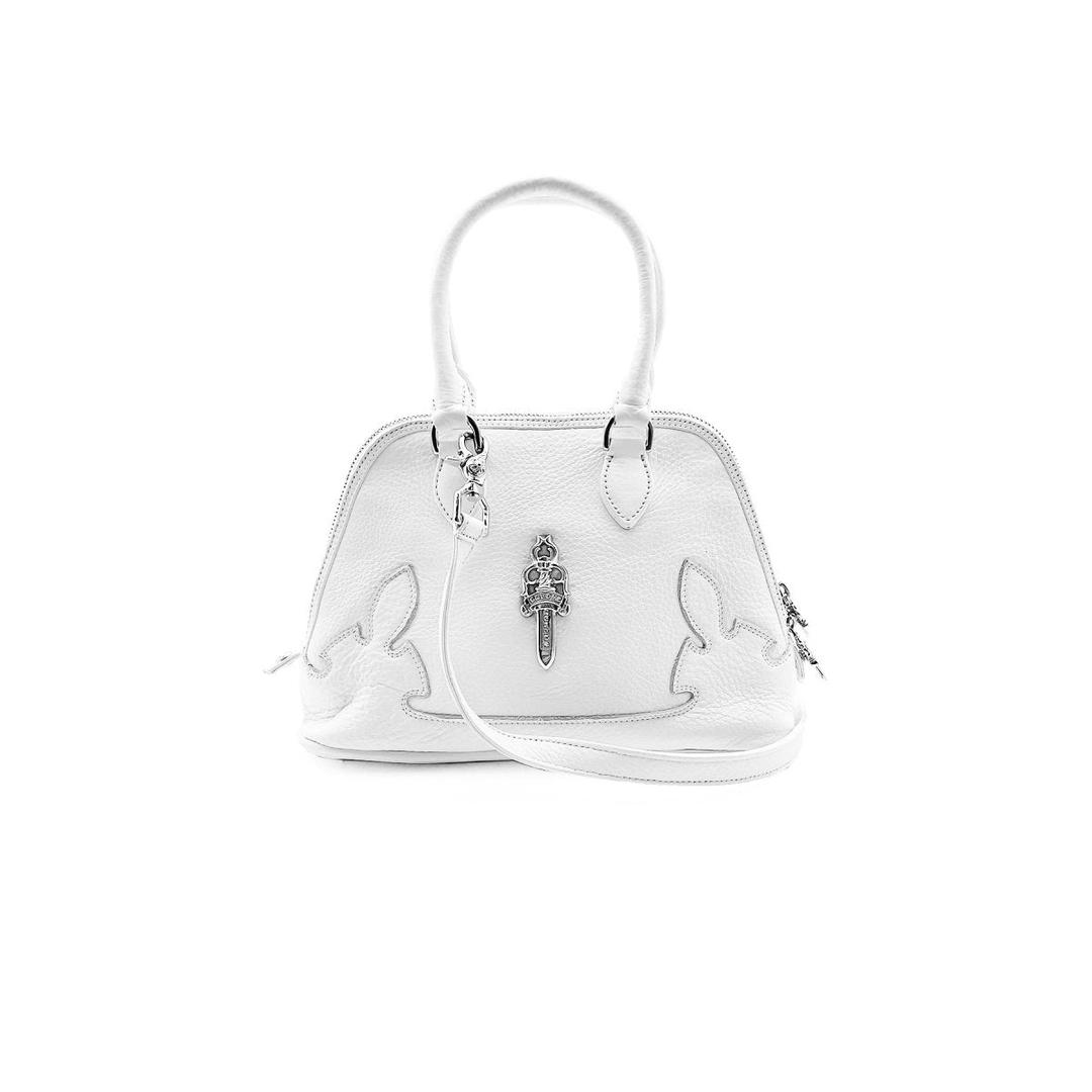Chrome Hearts White Dagger Done Mini Handle Bag