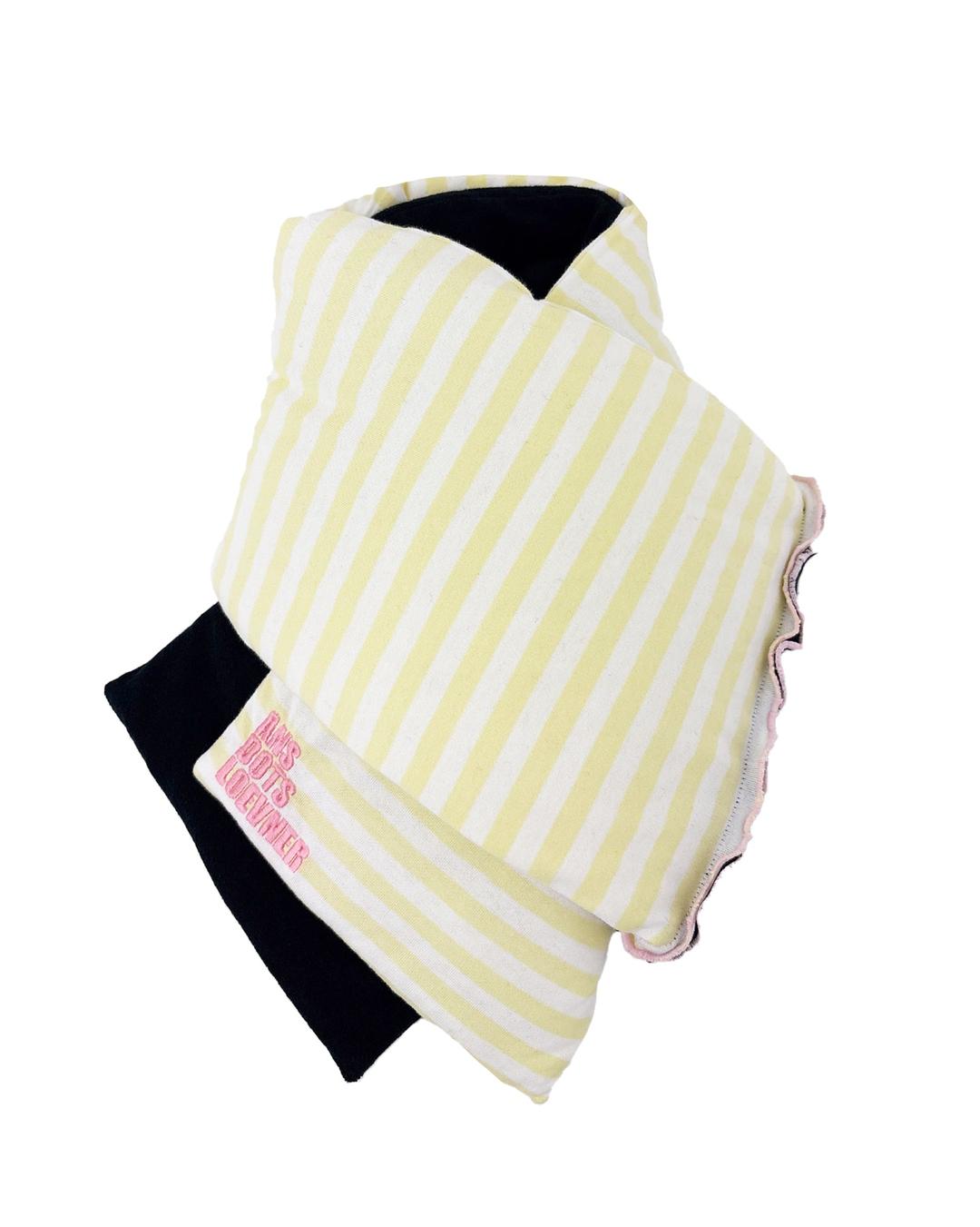 PUFF SCARF Yellow/Black