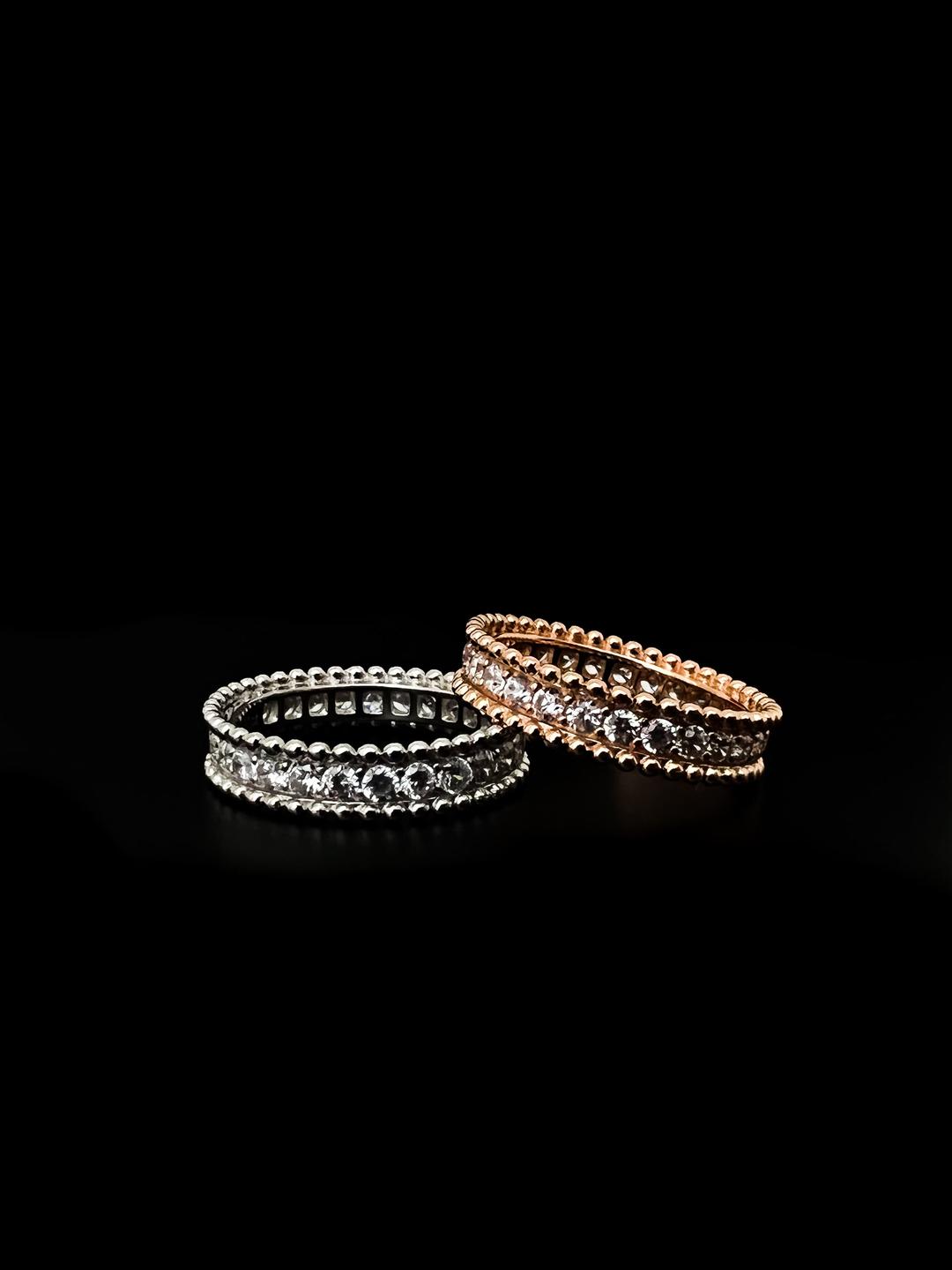 [925 Silver] Bubble Full Band Ring