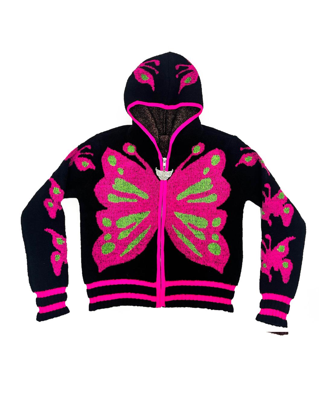 Neon Butterfly Cardigan