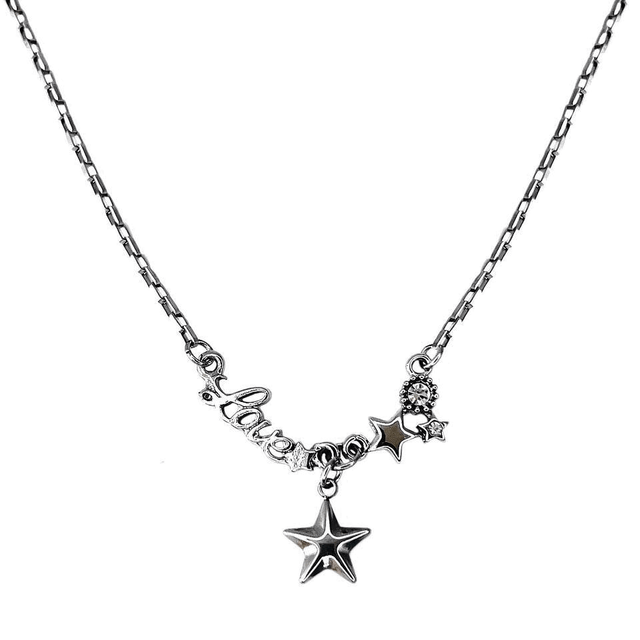 Shooting Star Necklace 하이틴 슈팅스타 스톤 별 스파크 반짝 소원 네크리스 목걸이