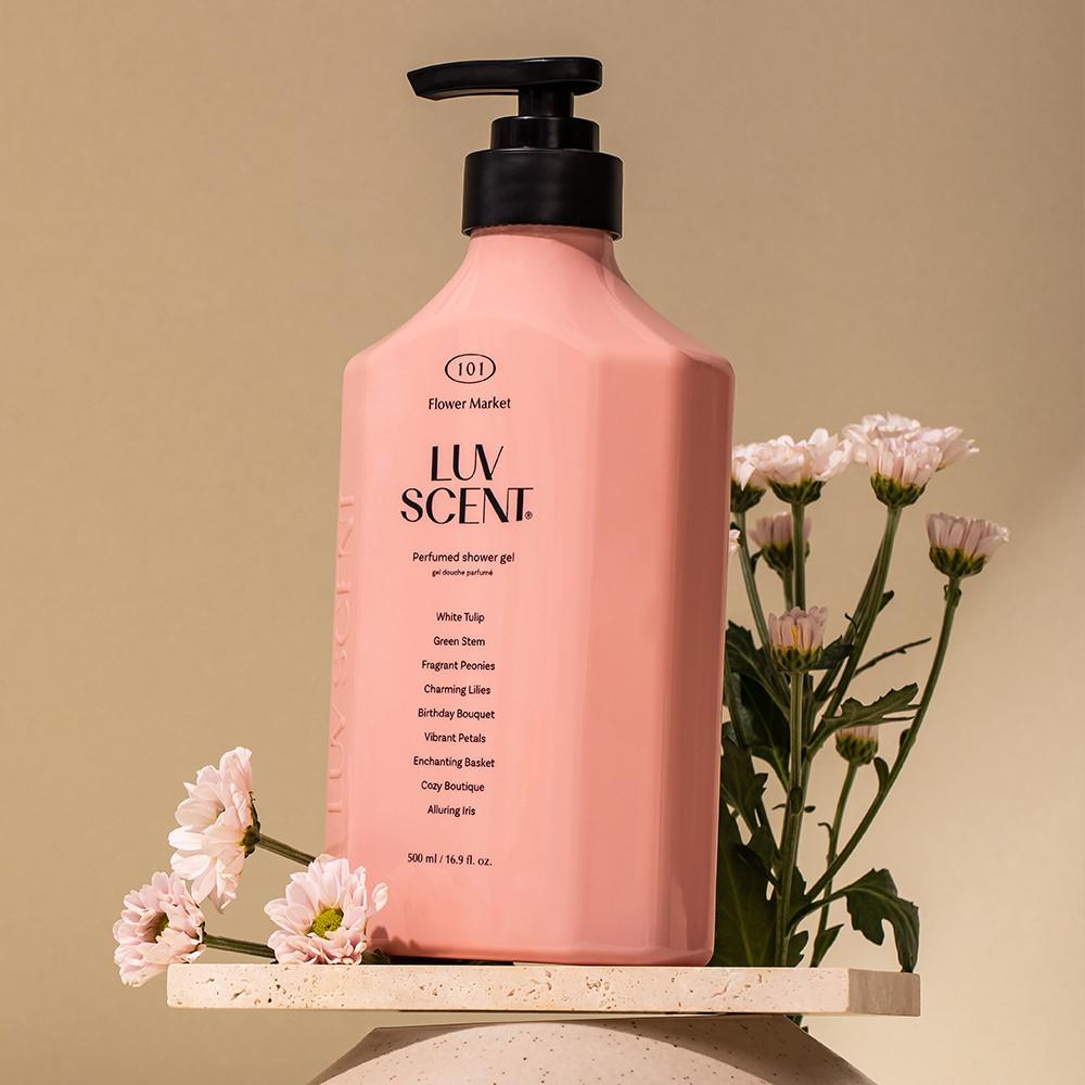 럽센트 바디워시 500ml 1개 플라워마켓 화이트튤립 향