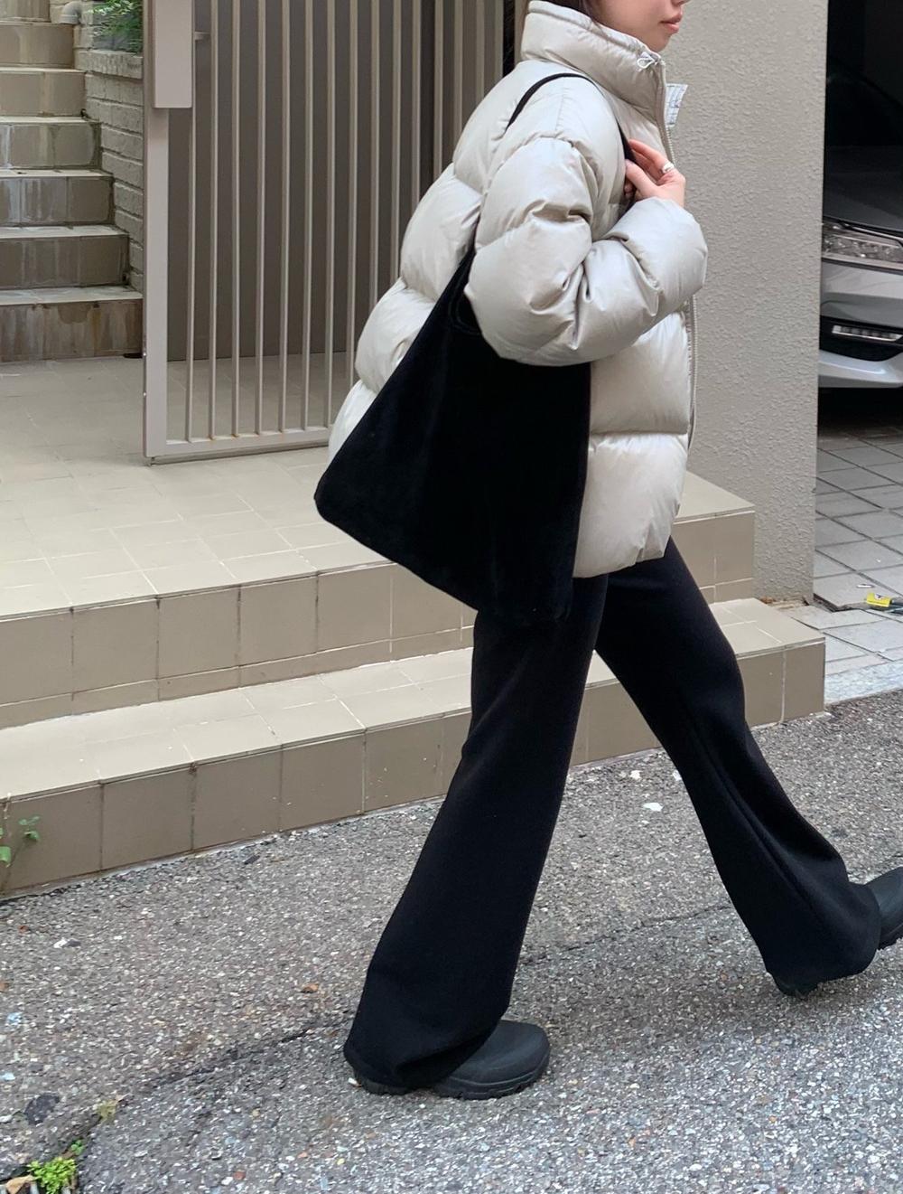 런던플랏 [세일당일] 플라넬 워미밴딩부츠컷팬츠 따뜻한 겨울 기모 포근한 꾸안꾸 루즈핏 세미 바지