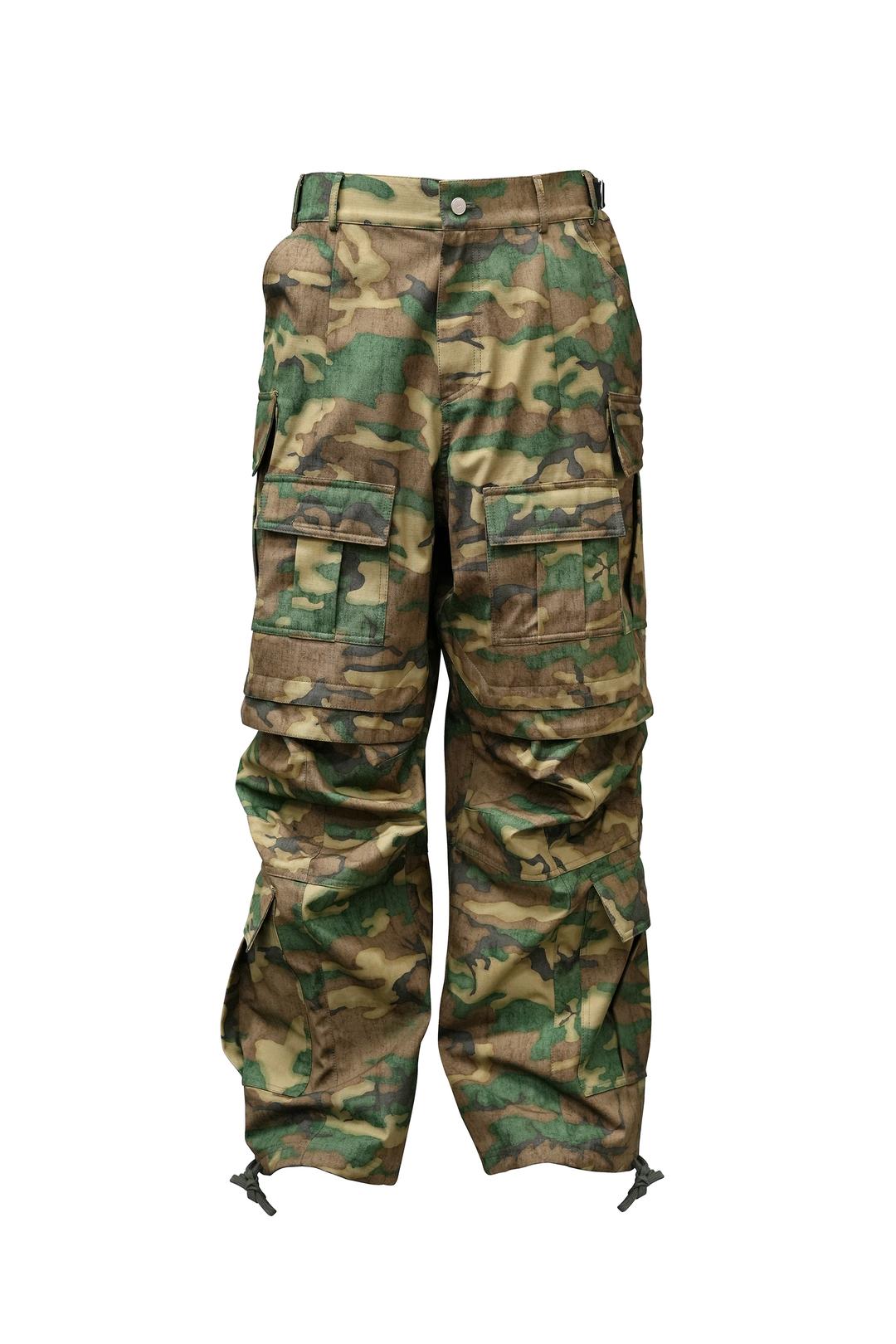 FAR CAMO CARGO PANTS_GREEN CAMO