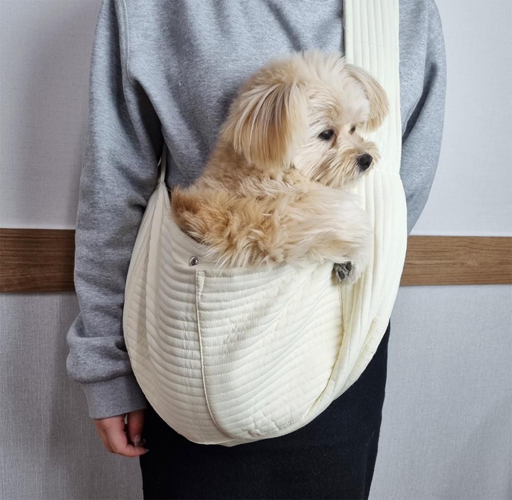 강아지슬링백 강아지 포대기 고양이 이동가방 산책가방