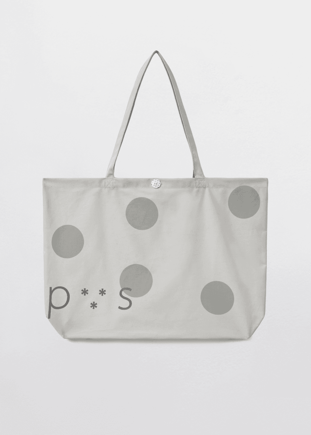 PVS Dot Button Bag / Light Grey