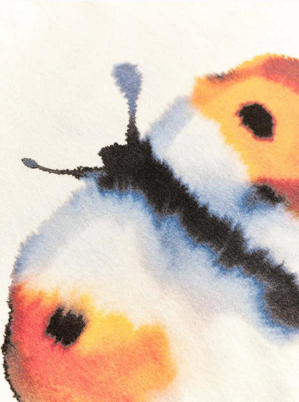 W.I.L.D. A.N.I.M.A.L.S. Butterfly, Butterfly T-shirt - Natural on Garmentory